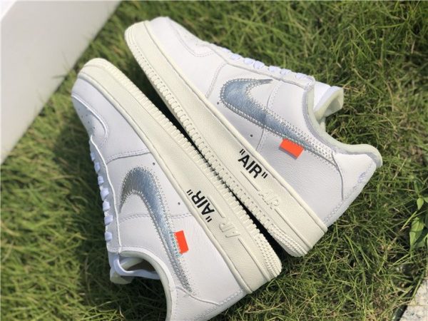 AO4297-100 Nike af1 Off white silver swoosh
