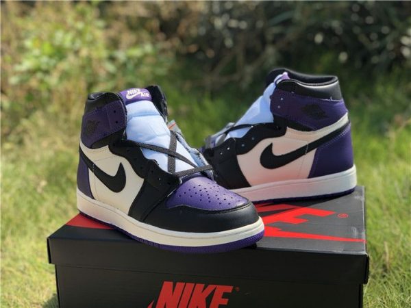 Air Jordan 1 Retro High OG Court Purple shoes