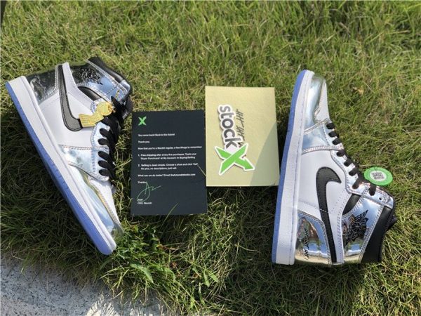 Air Jordan 1 Retro High Pass The Torch Chrome with box