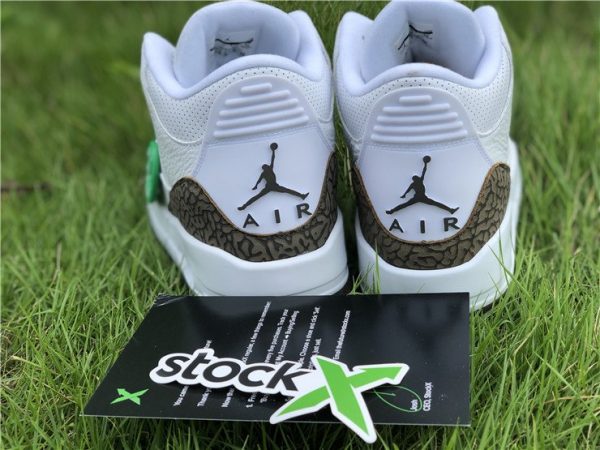 Air Jordan 3 III White Dark Mocha 2018 heel