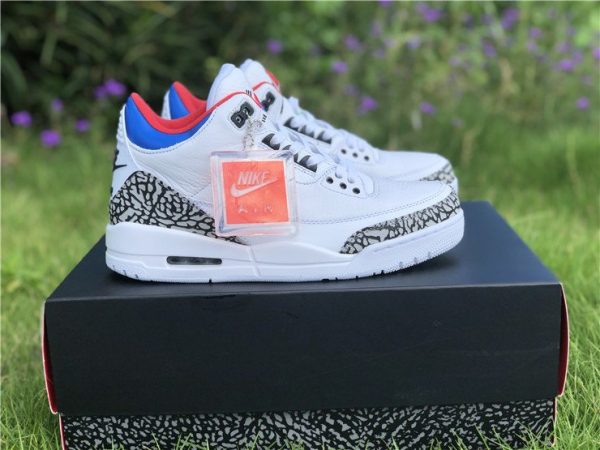 Air Jordan 3 Seoul Korea White Soar-Atom Red