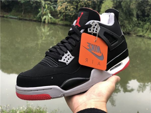 Air Jordan 4 Bred 2019 close look