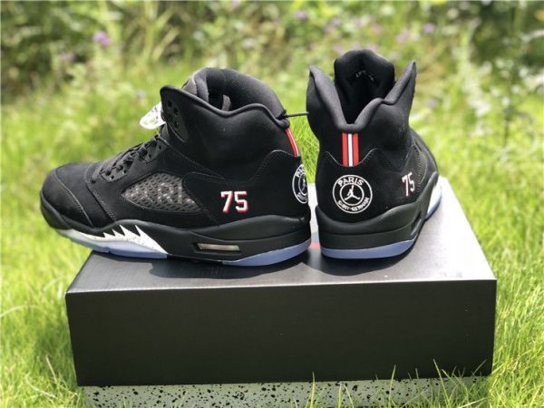 Air Jordan 5 BCFC Paris Saint-Germain PSG heel