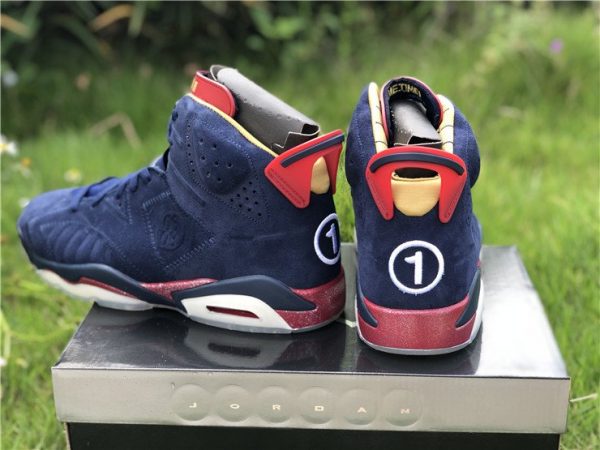 Air Jordan 6 DB Doernbecher Midnight Navy heel