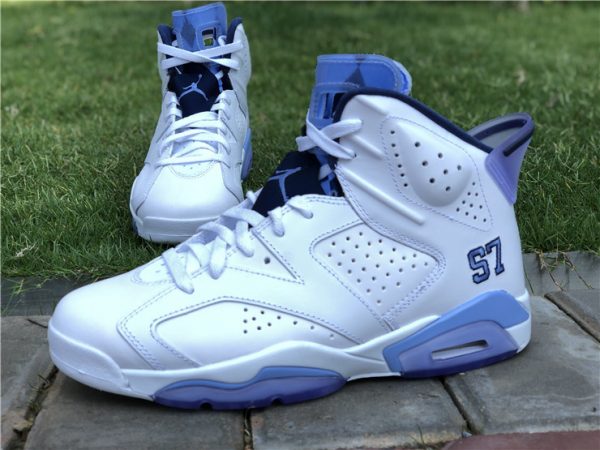 Air Jordan 6 UNC Championship PE shoes