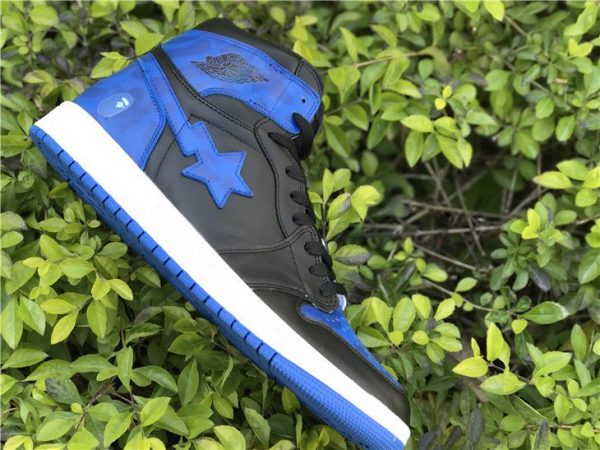 BAPE x Air Jordan 1 “Royal” Custom by Jack The Ripper side