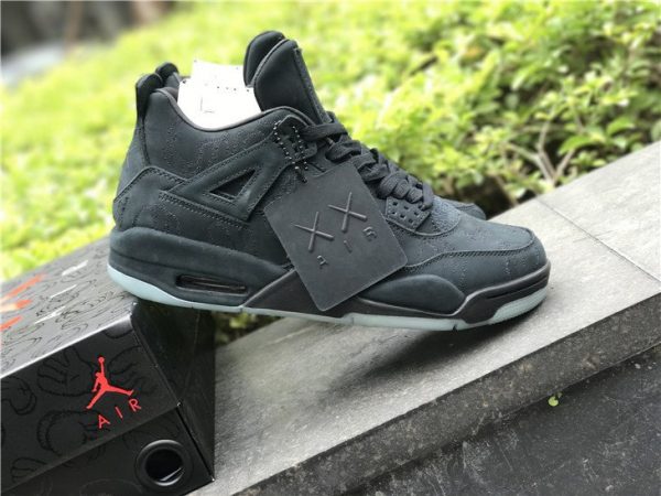 Black Kaws x Air Jordan 4 IV