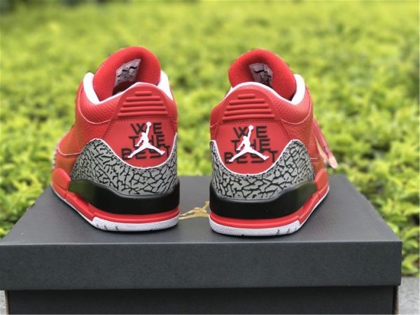 DJ Khaled x Air Jordan 3 Grateful - Red heel