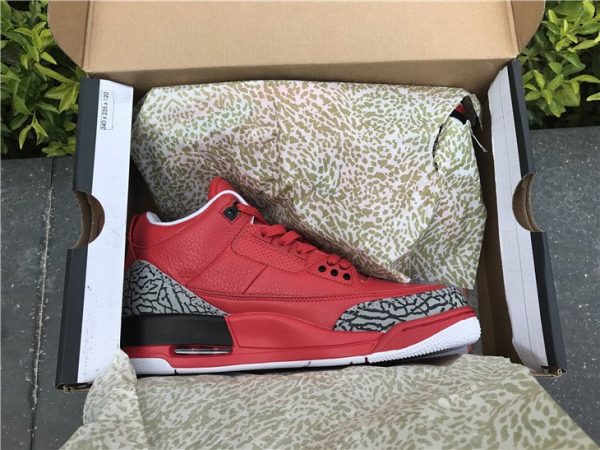 DJ Khaled x Air Jordan 3 Grateful Red in box