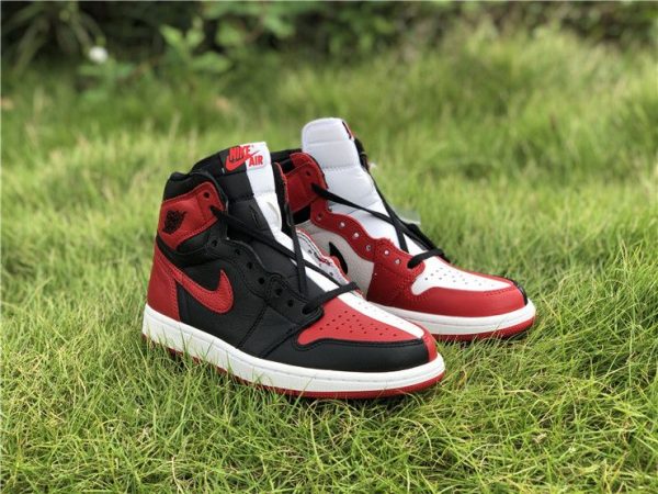 Jordan 1 Homage To Home Black Red White