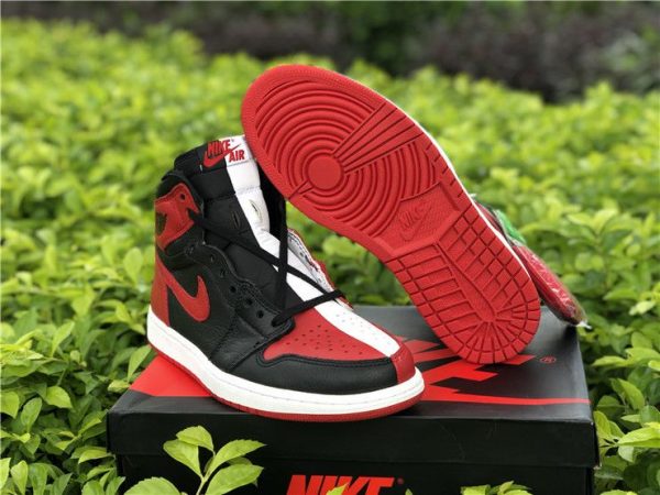 Jordan 1 Homage To Home Black Red White shoes