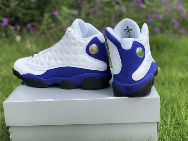 Jordan 13 Retro White Hyper Royal Black