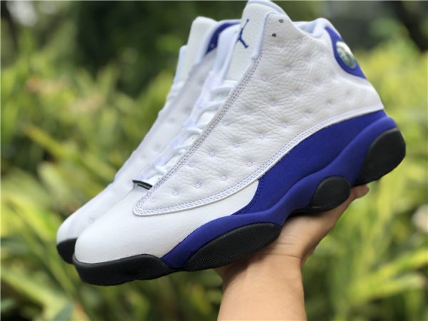 Jordan 13 Retro White Hyper Royal Black shoes