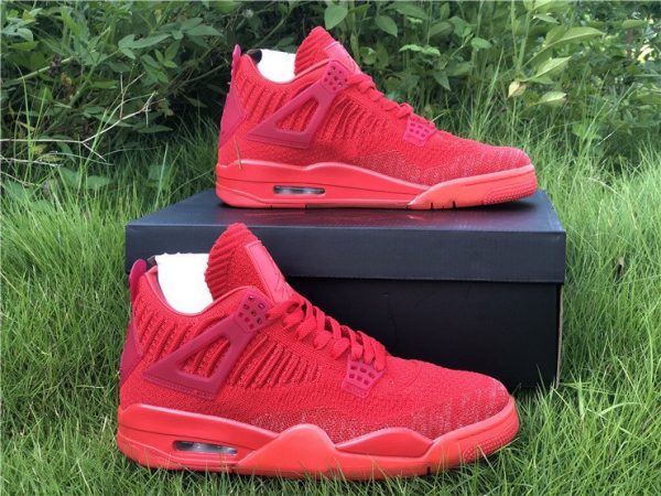 Jordan 4 Flyknit University Red trainer