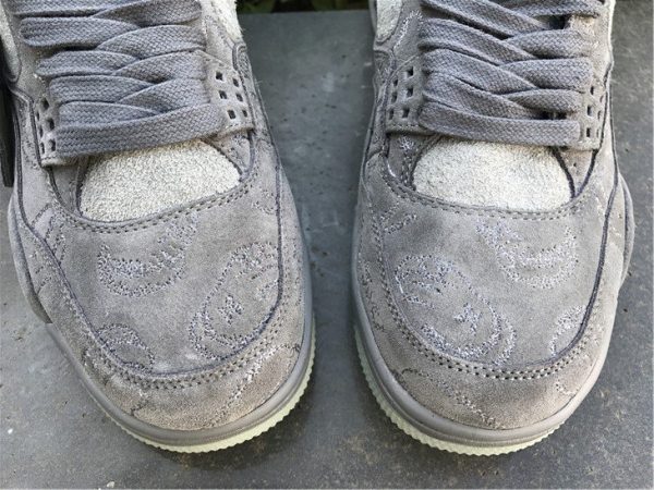 KAWS x Air Jordan 4 Cool Grey toe look