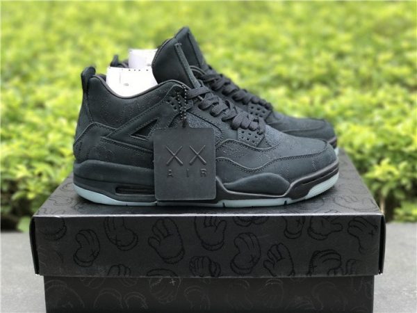 KAWS x Air Jordan 4 in Black