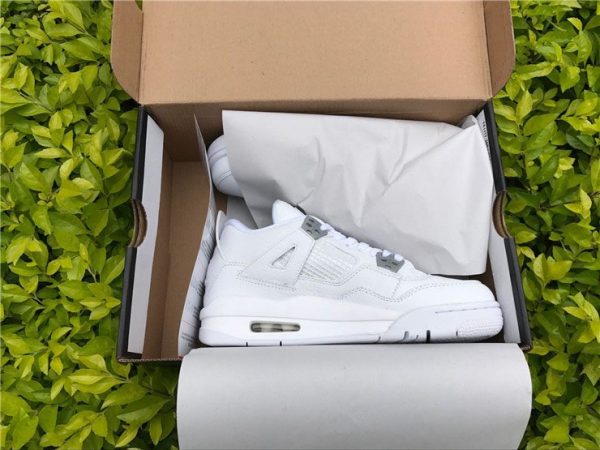 Mens Womens Air Jordan 4 Pure Money in box