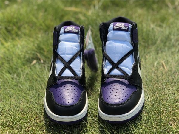 New Air Jordan 1 Court Purple 2018 tongue