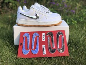 Nike Air Force 1 Low Travis Scott White Removable Swoosh