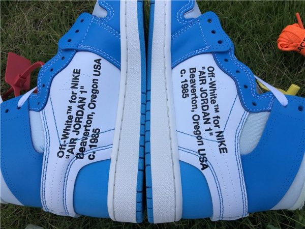 Off-White Air Jordan 1 UNC University Blue sale