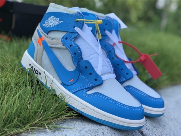 Off-White Air Jordan 1 UNC University Blue sneaker