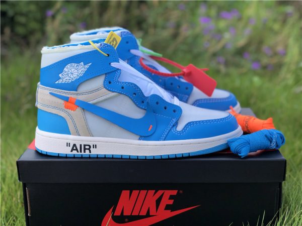 The TenOff-White Air Jordan 1 UNC University Blue