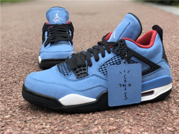 Travis Scott Air Jordan 4 Houston Oilers sale