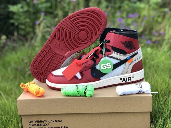 Virgil Abloh Nike Air Jordan 1 Off-White Chicago sneaker