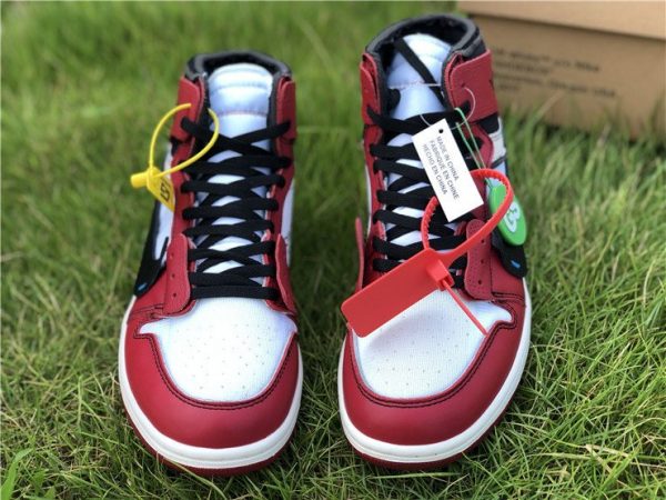 Virgil Abloh Nike Air Jordan 1 Off-White Chicago toe