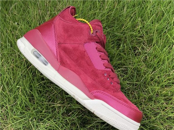 Womens Air Jordan 3 Bordeaux Nubuck shoes