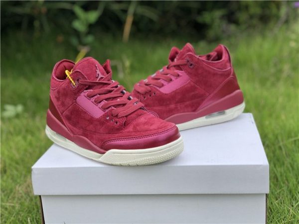 Womens Air Jordan 3 Bordeaux Nubuck sneaker