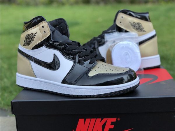 buy Air Jordan 1 Black Metallic Gold