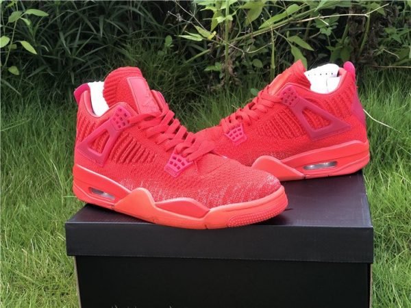 kicks Jordan 4 Flyknit University Red