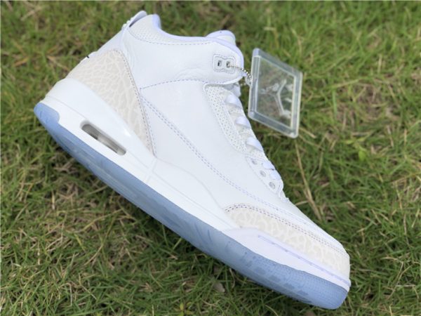 mens Air Jordan 3 Pure White