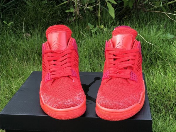 nike footwear Jordan 4 Flyknit University Red