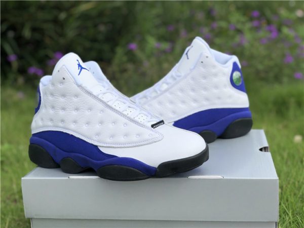 shop Air Jordan 13 White Hyper Royal 2018