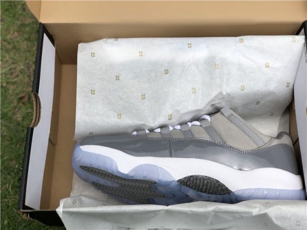 Air Jordan 11 Low Cool Grey 2018 in box