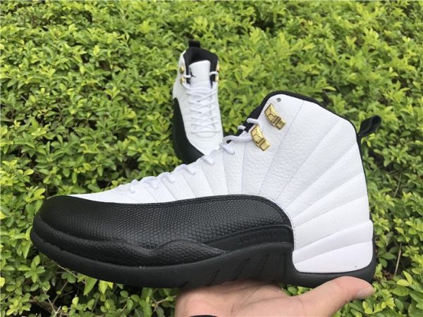 Air Jordan 12 Taxi White Black 2018 trainer