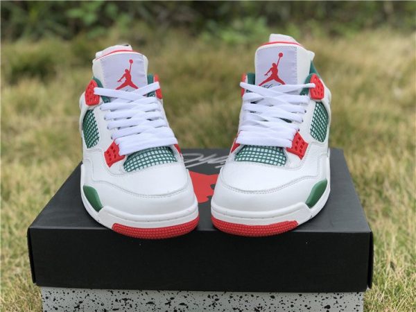 Air Jordan 4 Gucci White Green-Red tongue