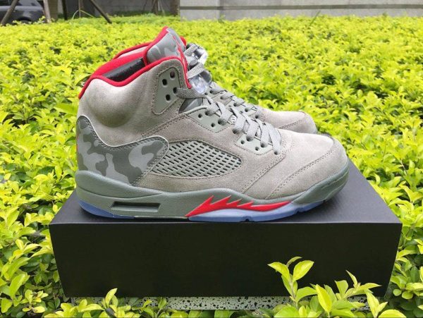 Air Jordan 5 Retro Reflective Camo Dark Stucco