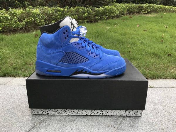 Air Jordan 5 V Blue Suede Game Royal