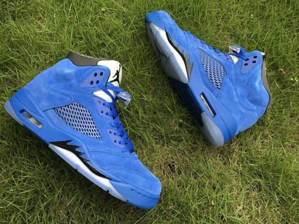 Air Jordan 5 V Blue Suede Game Royal sale