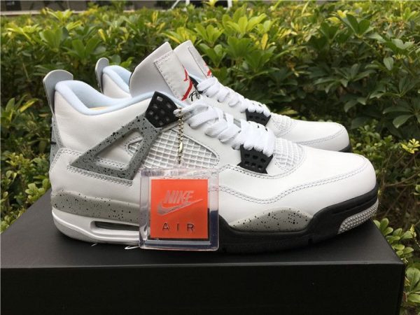 Air Jordan IV 4 Retro OG White Cement Grey