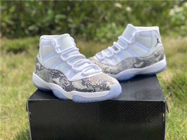 Air Jordan XI Pure Money Grey Python Snakeskin trainer