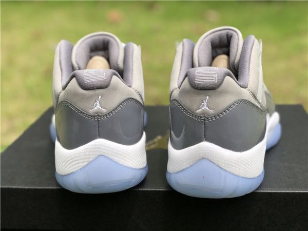 Jordan 11 Retro Low Cool Grey - 528895-003 heel