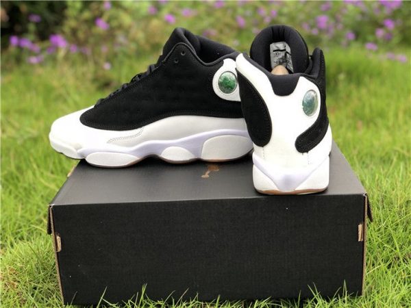 Jordan 13 Retro Black White Gum