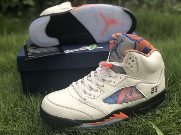 Jordan 5 International Flight Sail Orange Peel shoes