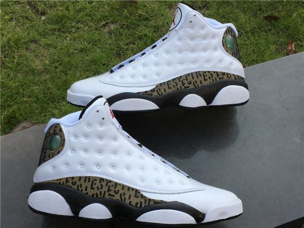 White Jordan 13 Retro Love and Respect Pack shoes