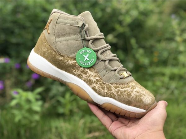 Wmns Air Jordan 11 Retro olive Lux on hand