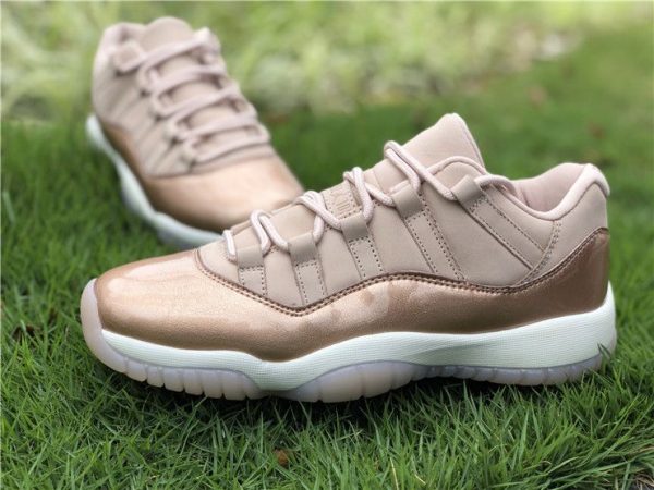 Wmns Air Jordan 11 Retro rose Gold shoes